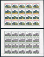 CZECHOSLOVAKIA 1991 Mountain Views Set Of 2 Values In Sheets Of 20 MNH / **.    Michel 3091-92 - Ongebruikt