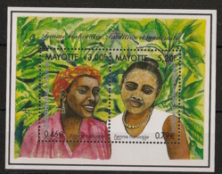 Mayotte - 2000 - Bloc Feuillet N°Yv. 3 - Femme Mahoraise - Neuf Luxe ** / MNH / Postfrisch - Blocs-feuillets