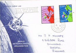 41804. Carta BAILE ATHA CLIATH (Dublin) Eire 1973. WORLD METEOROLOGICAL Org. - Lettres & Documents