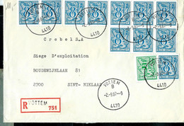 Env. (Entière)  Obl. VOTTEM - B - ( 4410 ) Du 02/09/87 - Posta Rurale