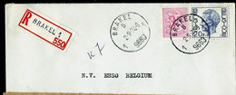 Env. (Entière)  Obl. BRAKEL - 1 B 1 -  ( 9663 ) Du 02/09/74  En Rec. - Rural Post
