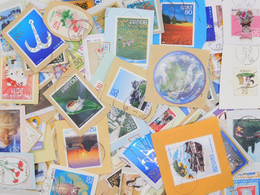 STAMP JAPAN LARGE N ODD Shape ［70g］ Lot ON Paper All Year Philatelic - Collections, Lots & Séries