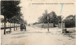 SAINT-NAZAIRE  Boulevard De L'Océan Entrée Du Jardin Public - Aigrefeuille-sur-Maine