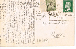 MARQUE POSTALE -  JEUX OLYMPIQUES 1924 - BORDEAUX - 14-04-1924 - PASTEUR + TIMBRE TAXE - - Summer 1924: Paris