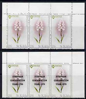 St Kilda 1970 Flowers 2s6d Perf (Heath Spotted Orchid) With 'European Conservation Year' Opt ALBINO & INVERTED, U/m Stri - Local Issues