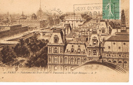 MARQUE POSTALE -  JEUX OLYMPIQUES 1924 - RUE DE CLIGNANCOURT - 18-07-1924 - JOUR DE COMPETION - - Sommer 1924: Paris