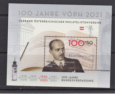 7.- AUSTRIA 2020  100 Years Of Hans Kelsen’s Constitution - 2011-2020 Nuovi & Linguelle