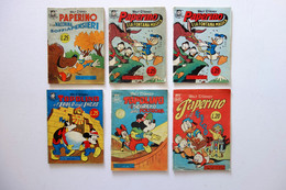 Topolino Walt Disney 6 Albi Della Rosa 1955-56 Originali Completi - Other & Unclassified