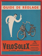 Solex VeloSolex Guide De Reglage 1961 Type  2200 Dépliant Poster Manuel De Réparation - Moto