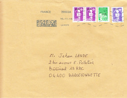 MAYOTTE -  Correspondance Ayant Circulé En France !!! - Diverses Mariannes Avec Timbres Surchargés Mayotte - Brieven En Documenten