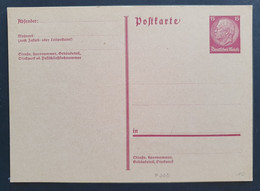 Deutsches Reich 1933, Postkarten P222 Ungebraucht - Entiers Postaux