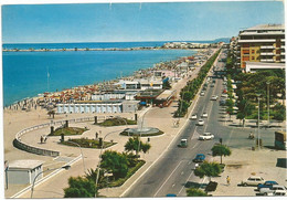 AA1744 Pescara - Il Lungomare Con La Fontana - Auto Cars Voitures - Panorama / Viaggiata 1979 - Pescara