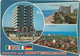 AA1745 Saluti Da Montesilvano (Pescara) - Panorama Vedute Multipla / Viaggiata 1980 - Pescara