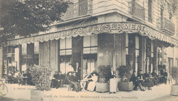 N69 - 38 - GRENOBLE - Isère - Café De Londres - J. Serment - Boulevard Gambetta - Grenoble