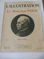 1929 : Le Maréchal FOCH (important Documentaire ) - L'Illustration