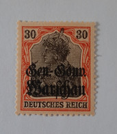 N° 14        30 Pf  Rouge Et Noir Sur Chamois  -  Neuf Sans Charnière  -  MNH  -  Occupation Allemande - Besatzungszeit