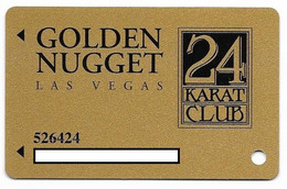 Golden Nugget Casino, Las Vegas, Older Used Slot Or Player's Card,  # Goldennugget-3 - Casinokarten