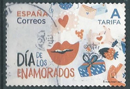 ESPAGNE SPANIEN SPAIN ESPAÑA 2021 VALENTINE'S DAY DÍA DE LOS ENAMORADOS USED ED 5456 MI 5500 YT 5210 SC 4491 SG 5456 - Oblitérés