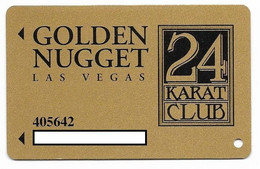 Golden Nugget Casino, Las Vegas, Older Used Slot Or Player's Card,  # Goldennugget-4 - Casinokarten