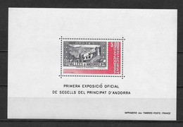 HB EUROPA  ///  (C045) ANDORRA  YVERT Nº: BLOCK 1 **MNH - Neufs