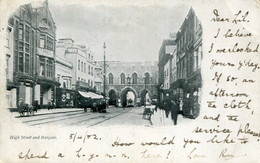 HANTS - SOUTHAMPTON - HIGH STREET AND BARGATE 1902 Ha570 - Portsmouth