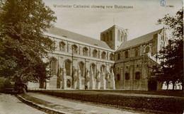 HANTS - WINCHESTER CATHEDRAL SHOWING NEW BUTTRESSES RP  Ha589 - Winchester