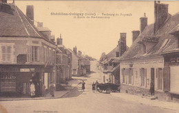 Cpa Dept 45 - Châtillon-coligny - Faubourg Du Puyrault Et Route De Ste-geneviève (voir Scan Recto-verso) - Chatillon Coligny