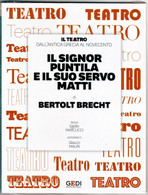 IL SIGNOR PUNTILA E IL SUO SERVO MATTI- Bertolt Brecht - "Il Teatro Dall'antica Grecia Al Novecento"  - DVD - Classiques