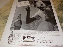 ANCIENNE PUBLICITE SES 2 AMOURS SA RAQUETTE  ET SON PERRIER  1937 - Autres & Non Classés