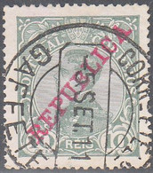 PORTUGAL   SCOTT NO 172    USED    YEAR  1910 - Usati