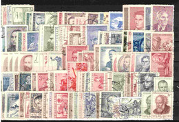 Tchécoslovaquie 1949-1952 Lot Avec Timbres Obliteré - Verzamelingen & Reeksen