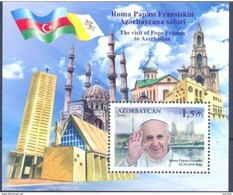 2016. Azerbaijan, The Vist Of Pope Francis In Azerbaijan, S/s, Mint/** - Aserbaidschan