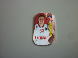 Patrick Heckmann Brose Bamberg German Euroleague Basketball Stars 2017 Greek Edition Metal Card Tag #66 - Other & Unclassified