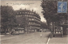 76   Le  Havre  -  Le  Boulevard  De Strasbourg   Rond Point De L'hotel De Ville - Other