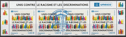 2021 - UNESCO "UNIS CONTRE LE RACISME ET LES DISCRIMINATIONS" BLOC 4T ISSU DU HAUT FEUILLET - OBLITERE 1er Jour 17/09/21 - Afgestempeld