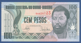 GUINEA-BISSAU - P.11 – 100 Pesos 01.03.1990 UNC Serie BA624123 - Guinee-Bissau