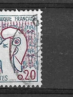 1961 N° 1282 TYPE II MARIANNE DE COCTEAU 0.20 Oblitérée - Gebraucht