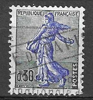 1961 N° 1234A SEMEUSE 0.30 OBLITÉRÉE SPINK / MAURY 140.00  € - Used Stamps