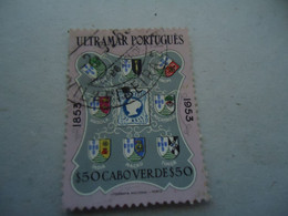 CAPE  VERDE  USED  STAMPS  EMBLEM - Cap Vert