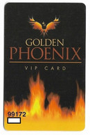 Golden Phoenix Casino, Reno, NV, U.S.A., Older Used Slot Or Player's Card, # Goldenphoenix-1 - Casinokarten