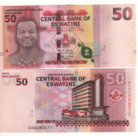 ESWATINI   New 50  Emalangeni With New Country Name Issued 2021. Dated 9.11.2018   UNC - Swaziland