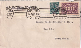 ALLEMAGNE  1923 LETTRE DE HAMBURG - Brieven En Documenten