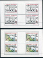 CZECHOSLOVAKIA 1982 Historic Bratislava Set Of 2 Values In Sheetlets MNH / **.    Michel 2677-78 - Ungebraucht