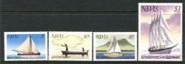 Nevis 1980 Boats Set MNH (SG 51-54) - St.Kitts And Nevis ( 1983-...)