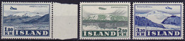 25866# ISLANDE POSTE AERIENNE Y&T N° 27 à 29 ** NEUFS SANS CHARNIERE Cote 65 Euros ISLAND - Poste Aérienne