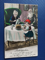 LITTLE RED RIDING HOOD - Old Postcard - 1940s - Vertellingen, Fabels & Legenden