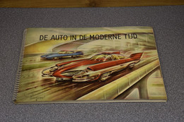 Piet Olyslager "de Auto In De Moderne Tijd" United Tobacco Agencie Eindhoven (NL) Full Speed 1956 - Albums & Katalogus