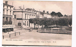 Delcampe - FR-4464   JONZAC : Place De L'Eglise - Jonzac