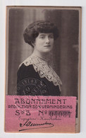 ABONNEMENT  WERELDTENTOONSTELLING 1913       2 SCANS - Gent