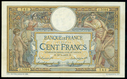 100 Francs Luc Olivier MERSON  18=9=1918 .B.    TTB+ - 100 F 1908-1939 ''Luc Olivier Merson''